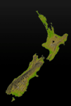 map of New Zealand